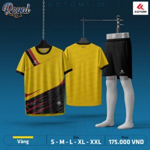Áo thể thao không logo KTM-04 Royal màu vàng nổi bật
