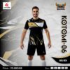 Bộ Quần Áo Thể Thao KOTOMI-06 Phoenix Màu Đen - Năng Động, Cá Tính