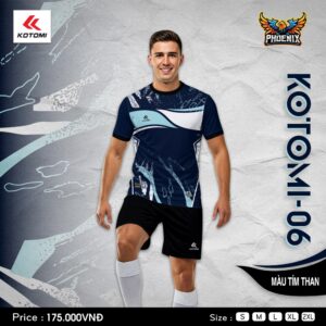 Áo bóng đá Kotomi-06 Phoenix màu tím than