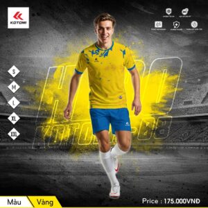 Áo Thể Thao Nam KTM-08 Màu Vàng - Năng Động & Thoáng Mát