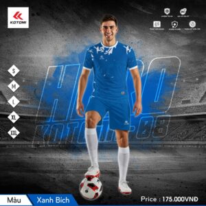 Áo thể thao không logo KTM-08 Hero xanh bích