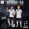 Áo bóng đá trẻ em KOTOMI - 08 HERO trắng đen